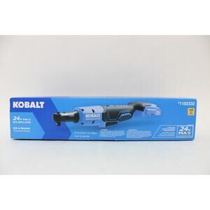 NWT Kobalt 24V Brushless 3/8" Cordless Ratchet Wrench - Variable Speed